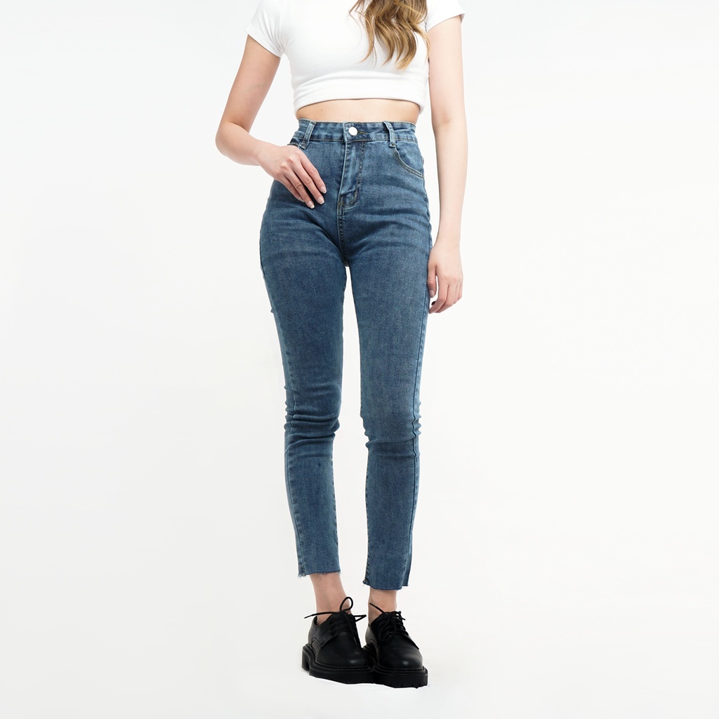 VIERLIN - Jeans 8833 - HW SKINNY POLOS BASIC IMPORT