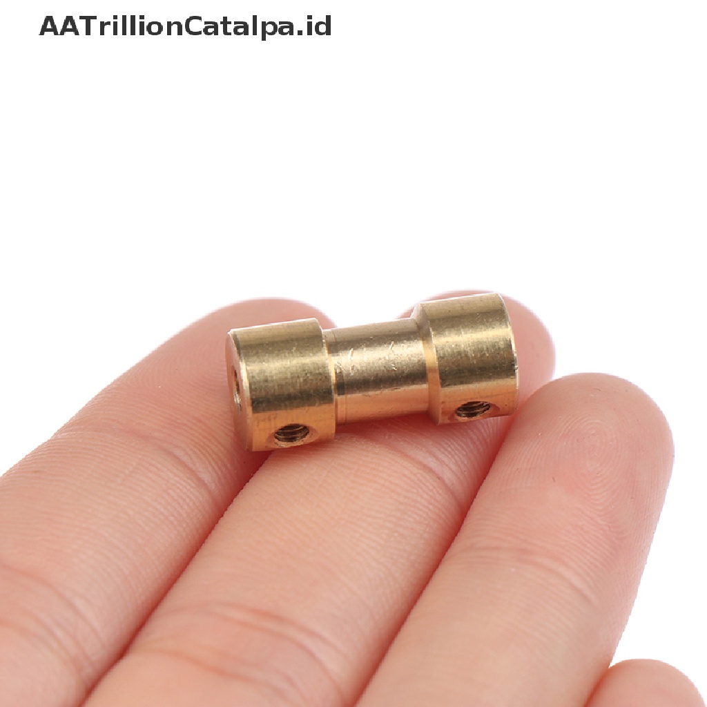 Aatrillioncatalpa Konektor Shaft Motor Bahan Kuningan Ukuran 2-6mm