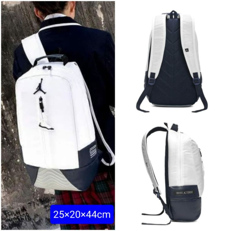 Tas Ransel Jordan Retro 11  grade super bahan polyester leather rubber