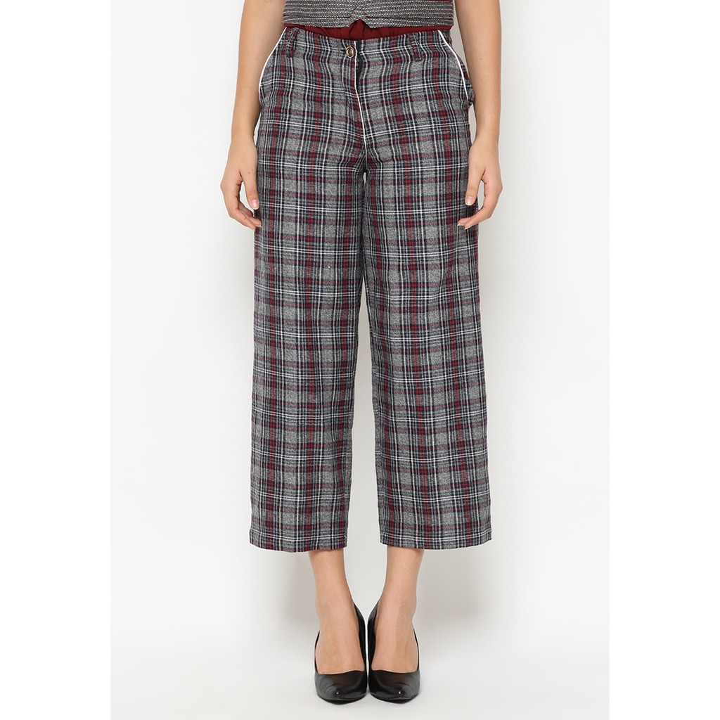 Just Celana  Zia Tartan  Shopee  Indonesia