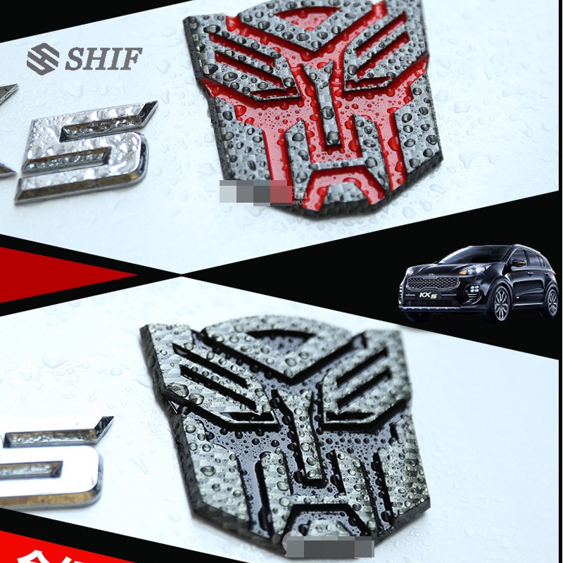 1pc Emblem / Badge Carbon Fiber Untuk Bagasi Belakang Mobil / Truk