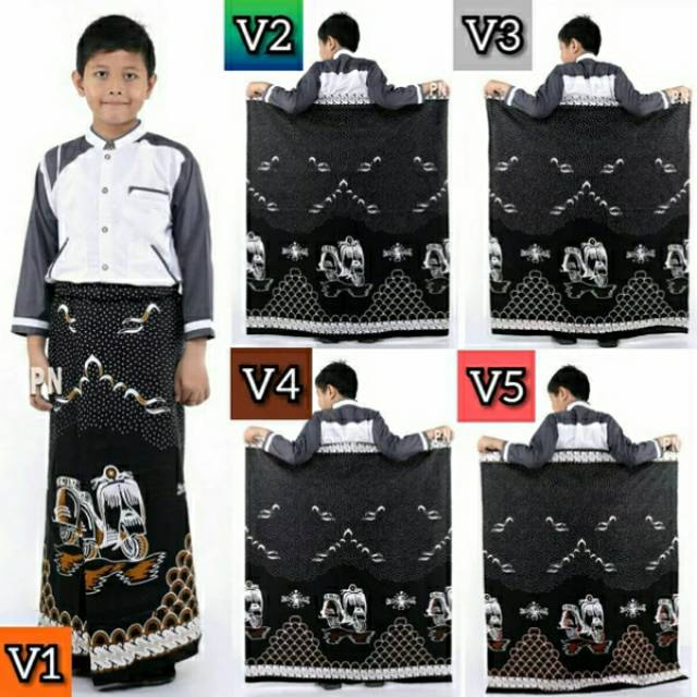 SARUNG BATIK ANAK REMAJA VESPA GUNUNGAN GURDA BECAK SERIES BATIK PRINTING MOTIF LUKIS MODERN MURAH