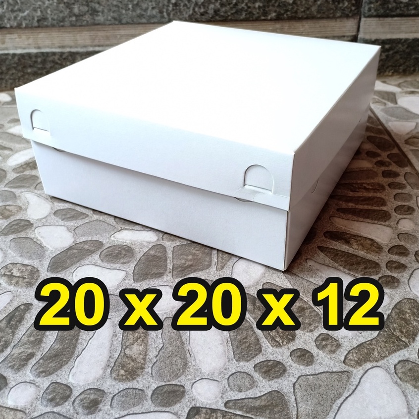 Dus 20x20x12/ box 20x20/ Box kue ultah/ box makanan/ kotak nasi/ dus tart/ box/ box kue ulang tahun/