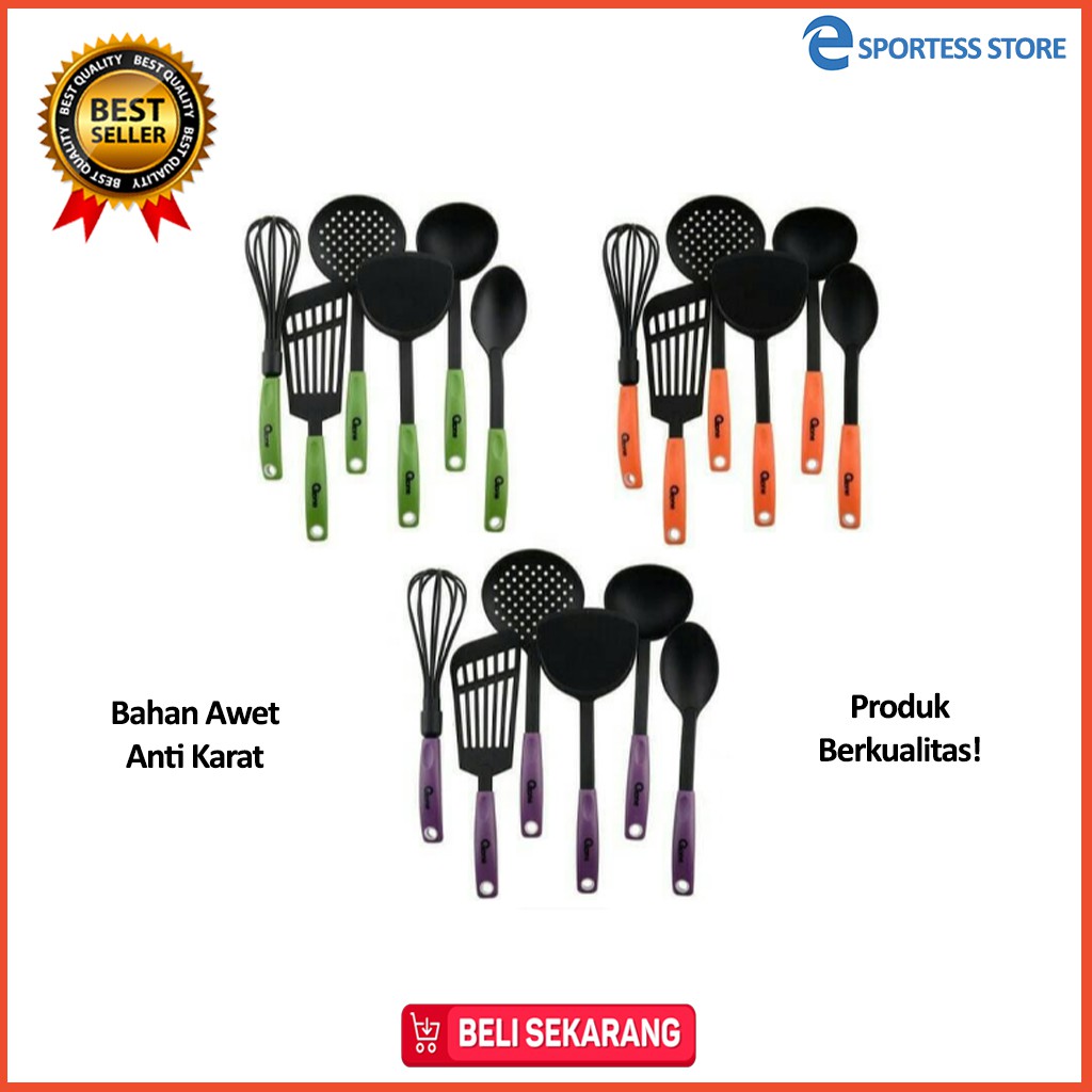 Spatula Alat Masak Merek Oxone Spatula Set Ox 953 Ox953 Awet Dan Tidak Menghantarkan Panas G0e7