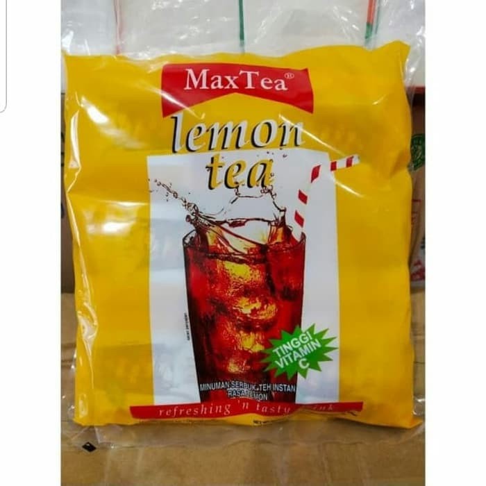 

B0621D Maxtea Max Tea Lemon Tea Lemontea 25Gram 1Bag Isi 30 Pcs 054