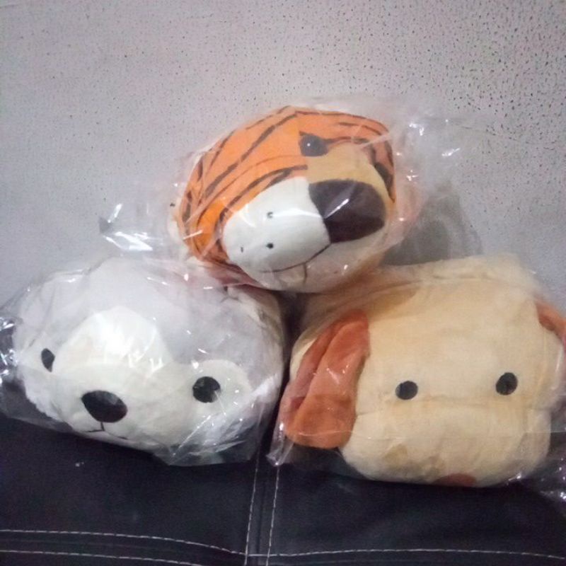 sarban boneka binatang sarung bantal anak