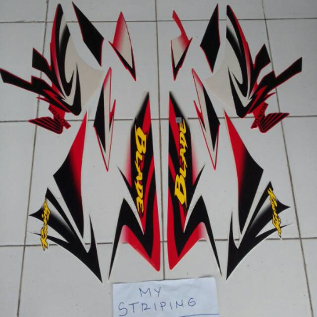 

Stiker Blade 2011 merah putih