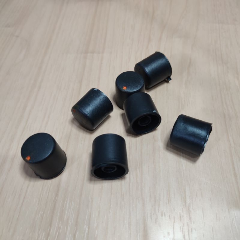 knop potensio 20mm knob putar bulat plastik