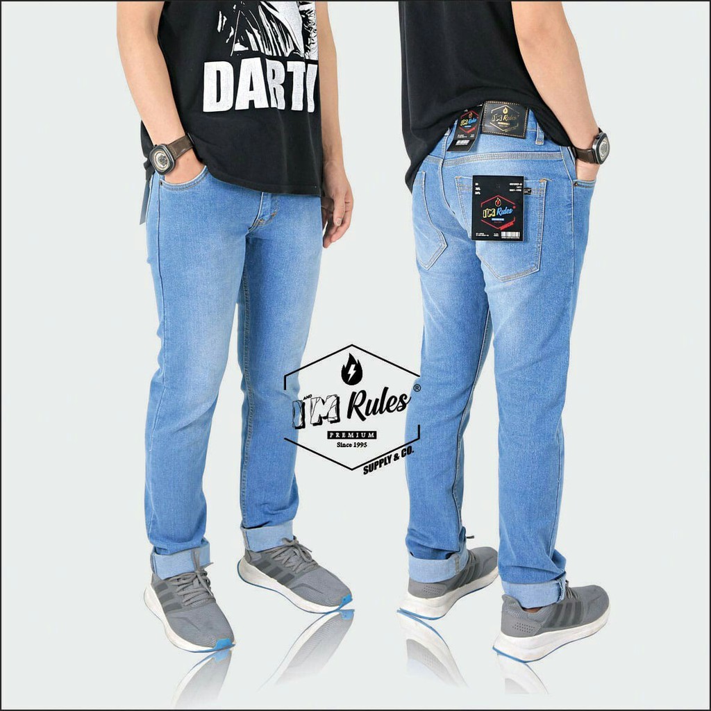 Celana Jeans Pria Skinny Denim I'M Rules (ORIGINAL)