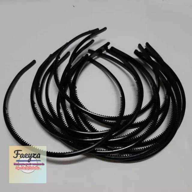 grosir  Bando polos lidi 12 pcs /bando murah lusinan /bando hitam