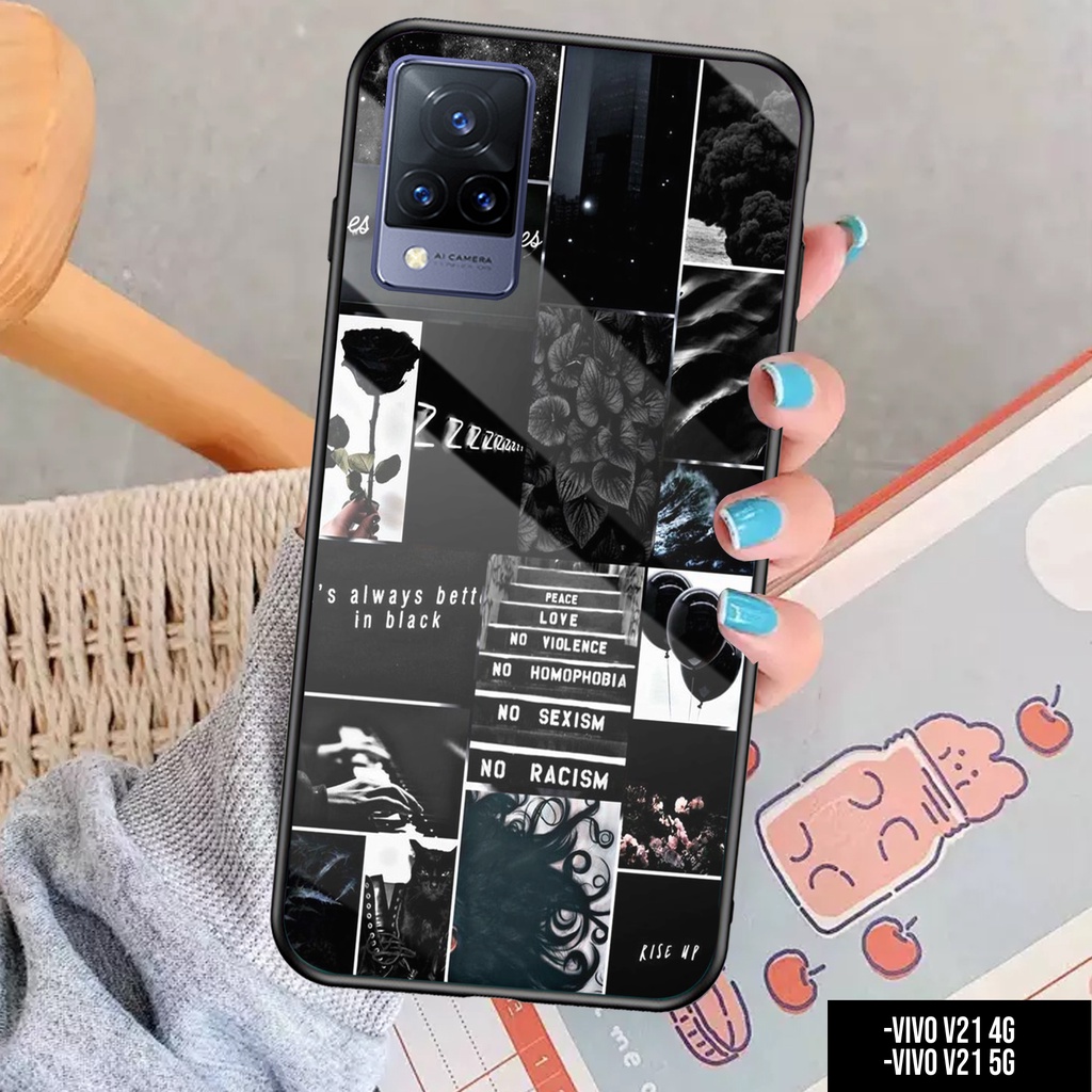 CASE VIVO V21 4G / V21 5G - Casing VIVO V21 4G / 5G Terbaru AERO STORE [ ESTETIK ] Silikon VIVO V21 