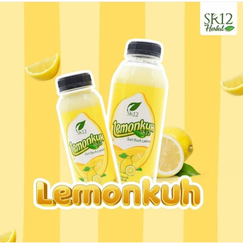 

LEMONKUH SR12 HERBAL SKINCARE SARI LEMON MURNI SR 12 250 ML 500 ML BPOM SARI JERUK LEMON BOTOLAN