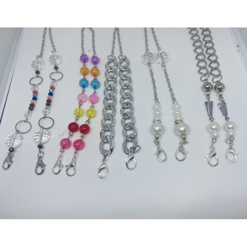 Rantai Masker Silver Series - Kalung Masker Silver - Rante Masker - Chain Masker