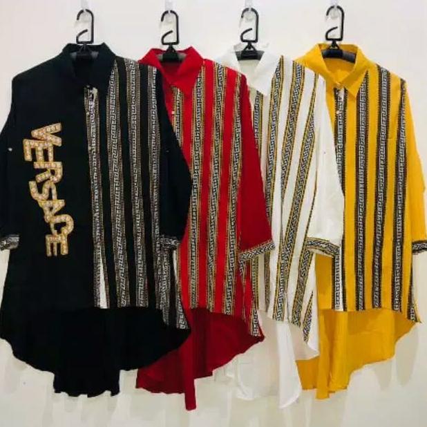 promo TUNIK VERSACE LIST IMPORT / BAJU MUSLIM WANITA