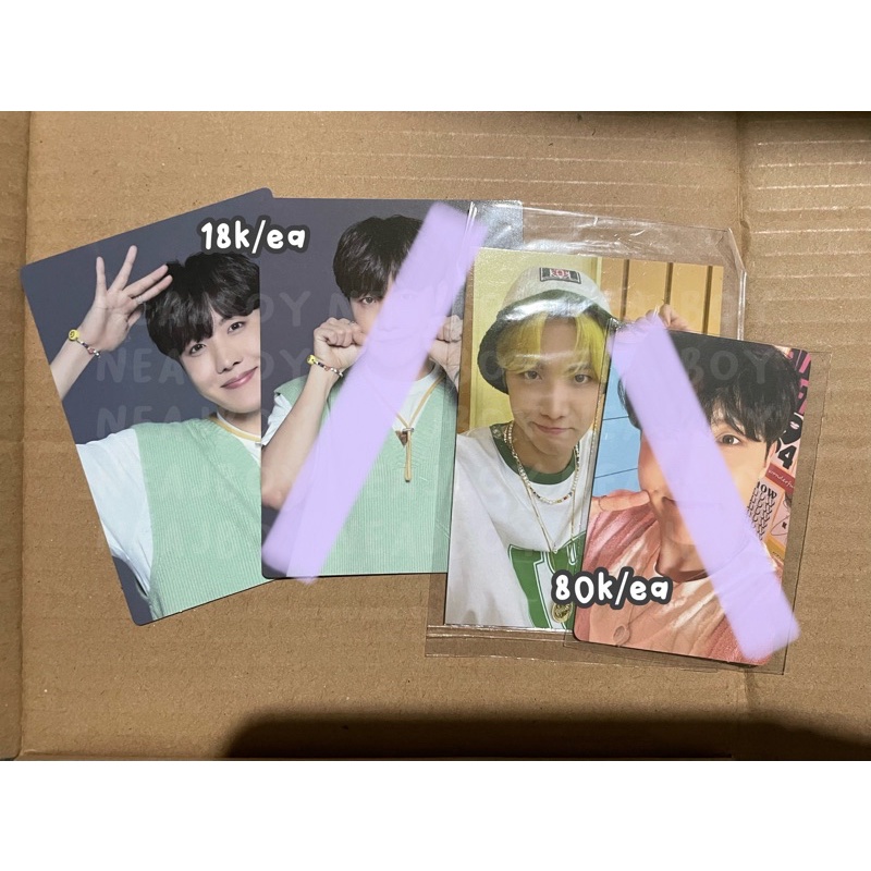 pc photocard be ess hoseok jhope essential cardi butter mpc sowoozoo
