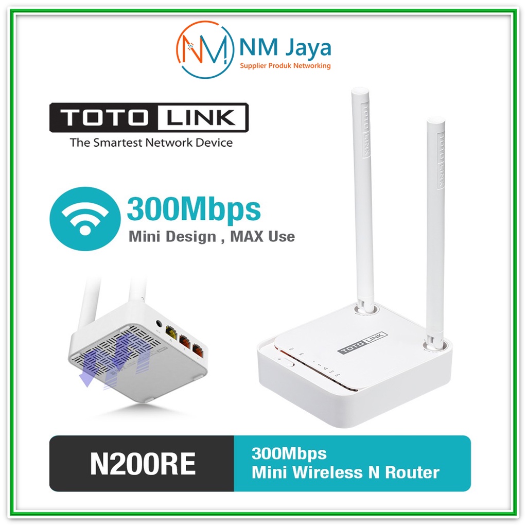 Totolink N200RE V4 Versi 4 300Mbps Mini Wireless N Router