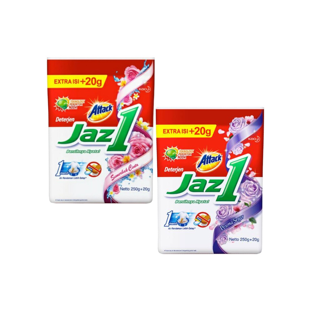 Attack Jaz1 250gr+20gr/Detergent/Sabun Cuci Baju