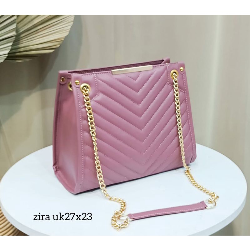 ZIRA tas wanita rantai tas besar Ovie sling bag