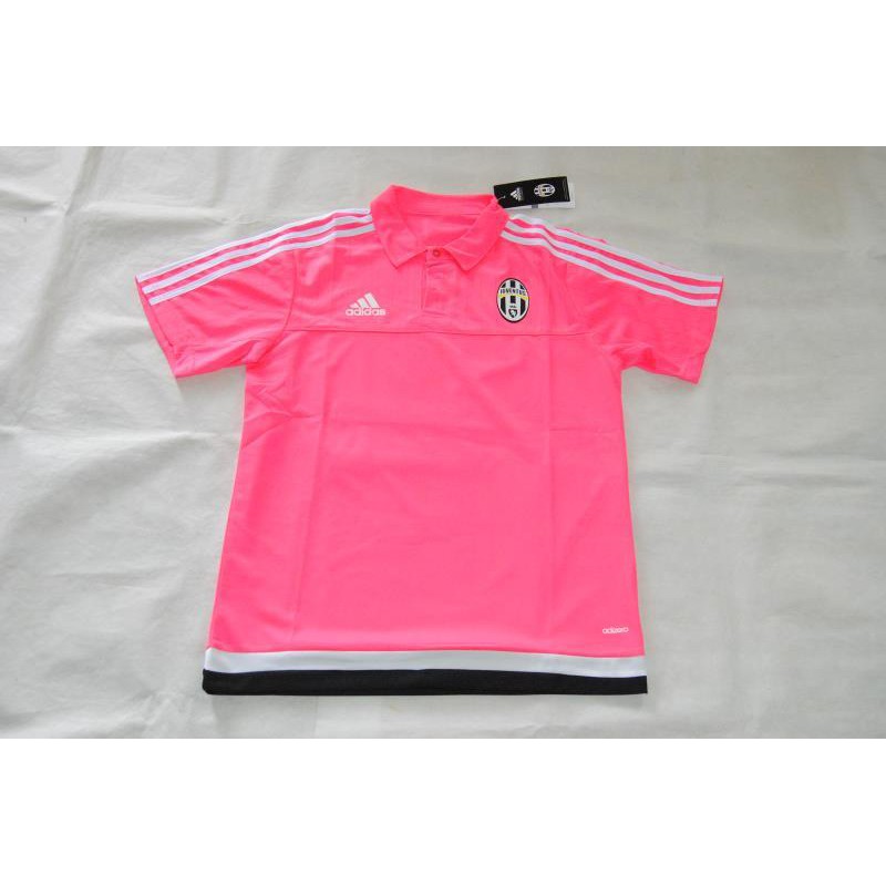 Termurah dan Terbaru Polo Shirt Juventus Away Pink 2015/16 - Official