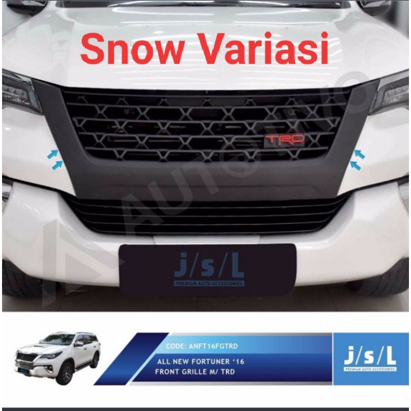 All New Fortuner grill depan model TRD black front grille TRD JSL