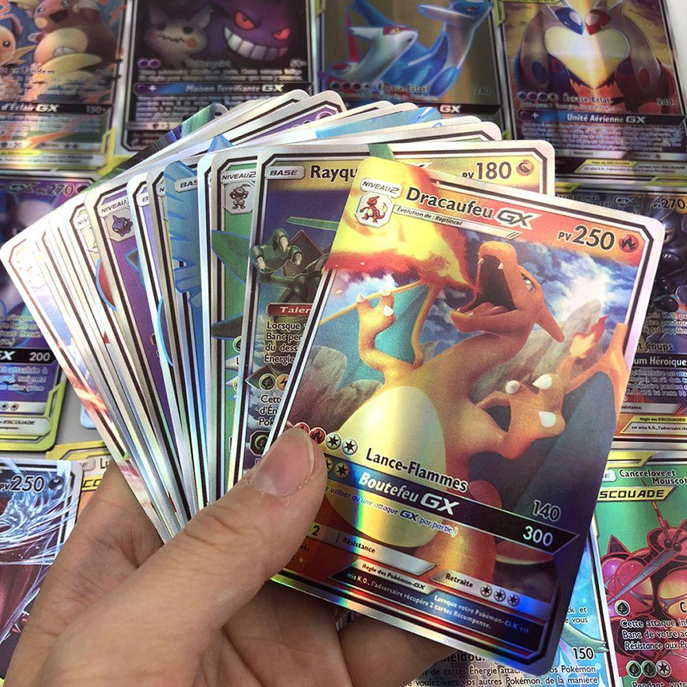 Lanfy Pikachu Shining Cards Game VMAX TAG TEAM TAKARA GX EX Koleksi Mainan Anak Versi Inggris Battle Carte Cards Game