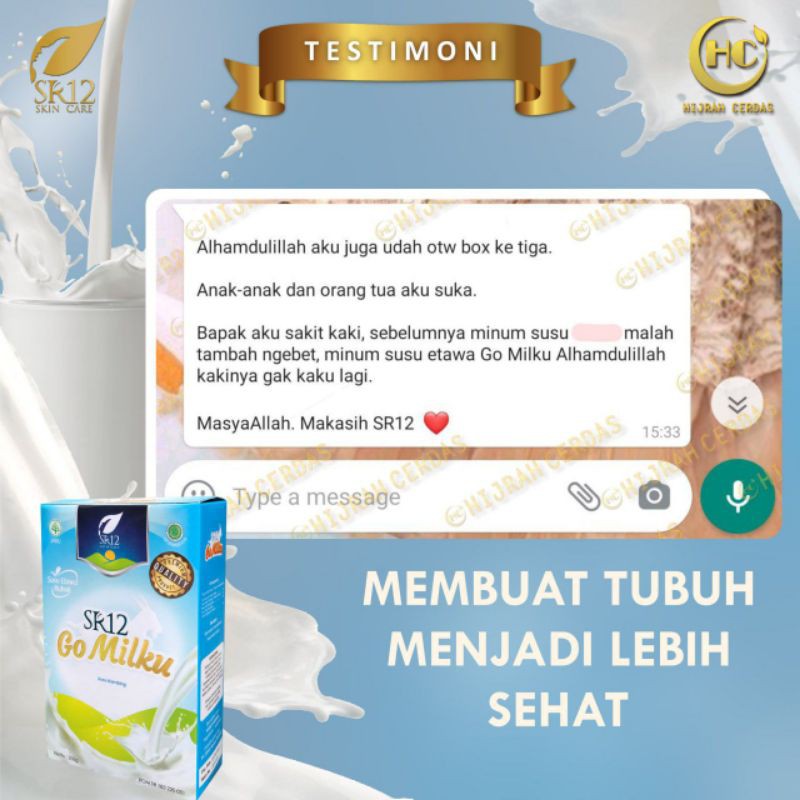 ADA CASHBACK!! GO MILKU SR12id /SUSU KAMBING ETAWA/SUSU KAYA MANFAAT /SUSU KAMBING ENAK GURIH