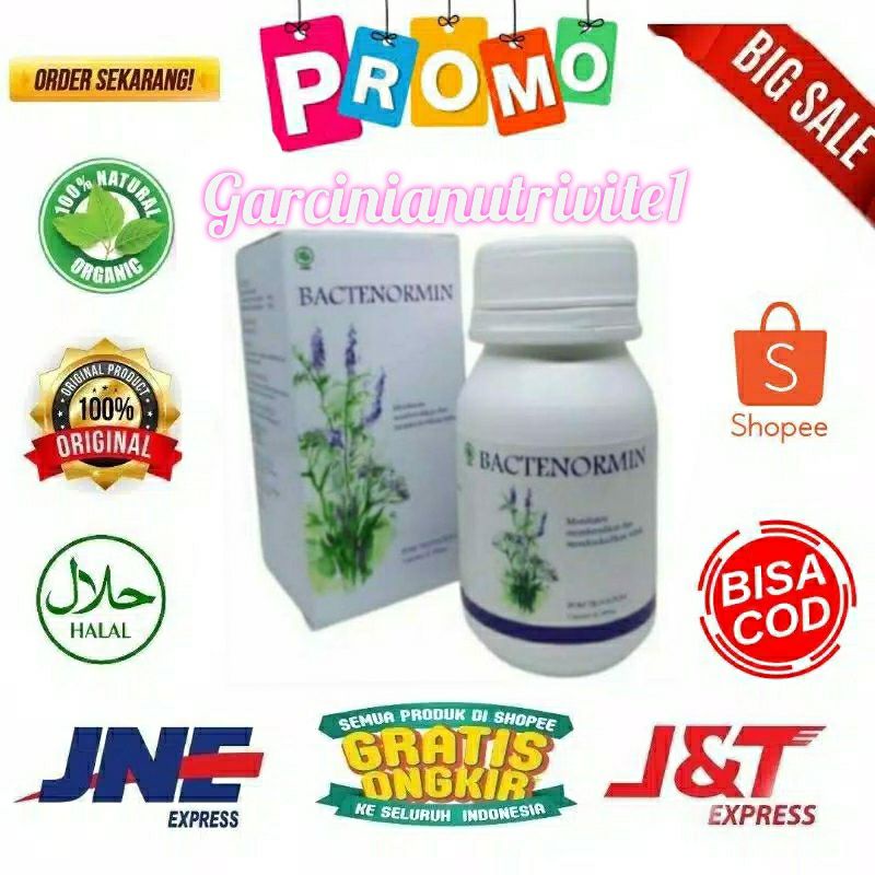 Bactenormin Asli 100% Original Obat Parasit Tubuh Asli Herbal
