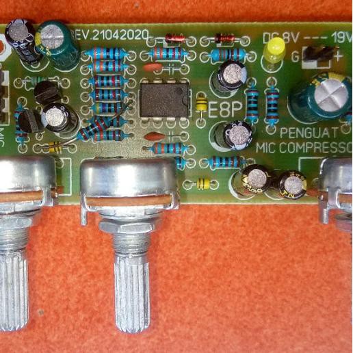 KIT MODUL PENGUAT MIC COMPRESSOR MONO BISA EFFECT SUARA ANGIN | TOP BRAND 