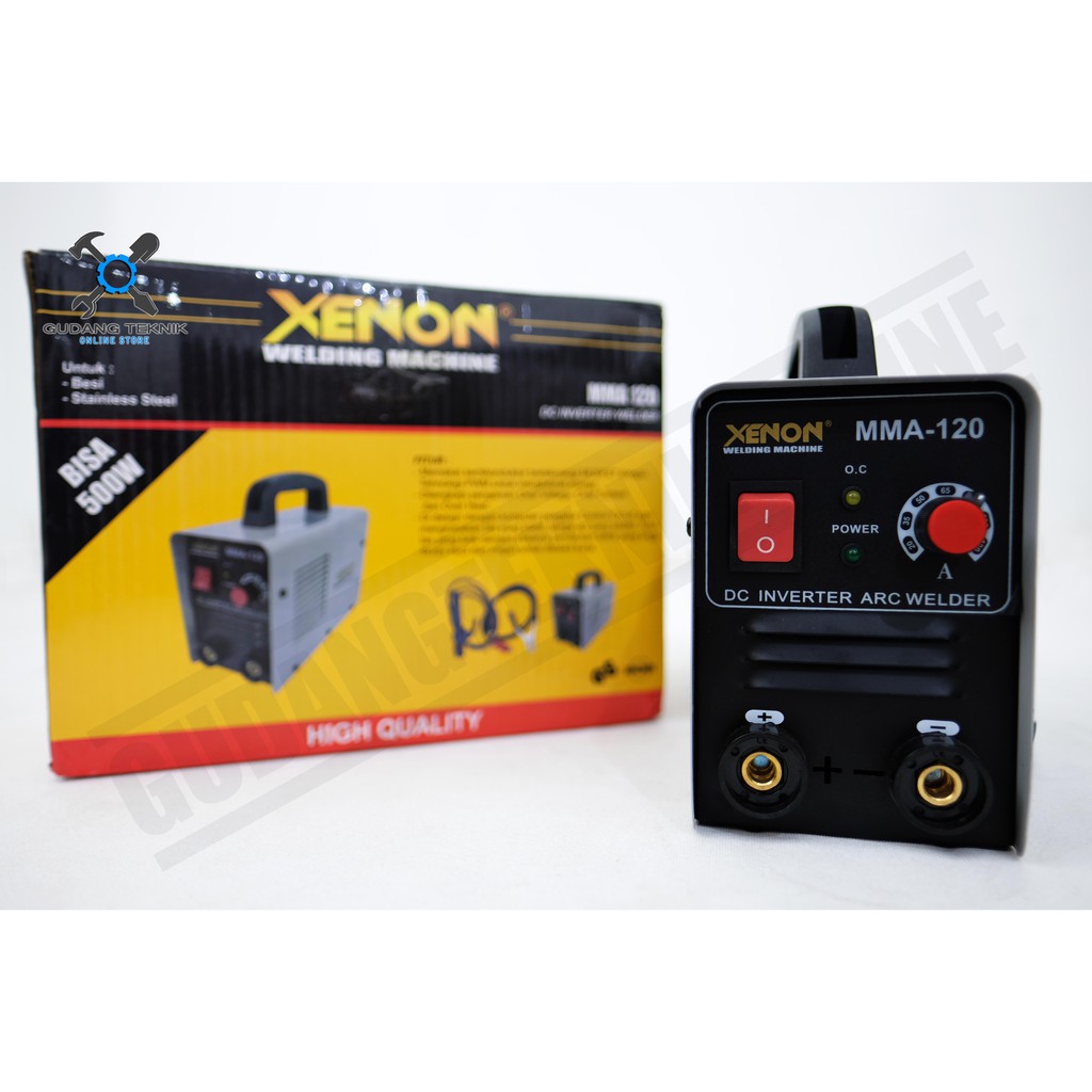 Mesin Trafo Las Inverter 120A Xenon / Travo Las 120 A Xenon MMA 120