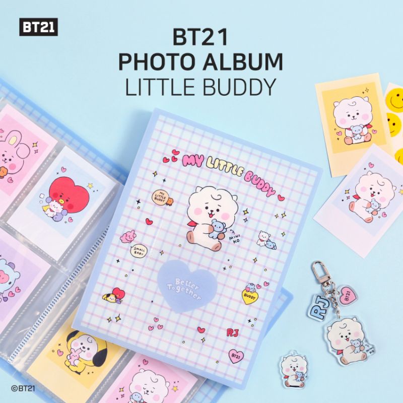 [READY] bt21 official photo album collect book binder photocard