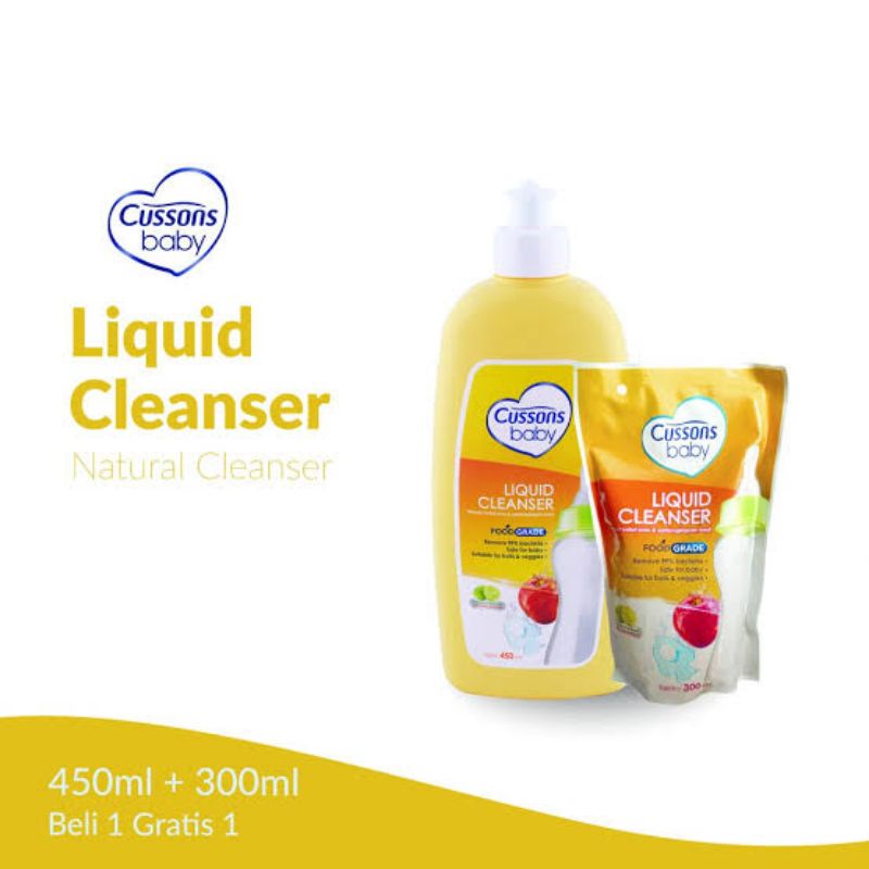 CUSSONS BABY BOTTLE NIPPLE CLEANSER 450ML / SABUN CUCI BOTOL BAYI