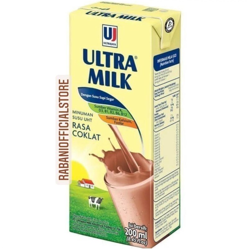 

TERMURAH 12 Pcs SUSU ULTRA MILK UHT 12 X 200 ML COEKELAT
