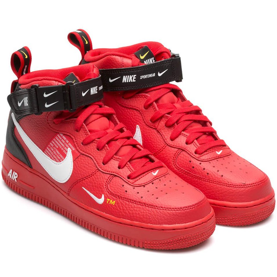 Jual Nike Air Force 1 mid Lv8 Burgundy 