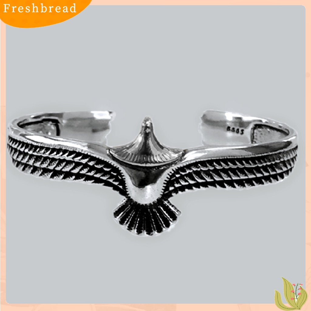 Terlaris Unisex Creative Bracelet Domineering Eagle Shape Open End Bangle Jewelry Gifts
