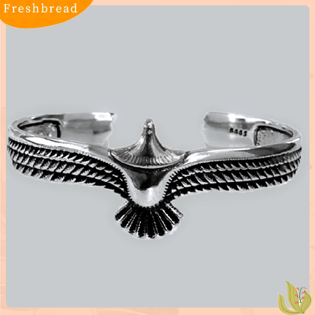 Terlaris Unisex Creative Bracelet Domineering Eagle Shape Open End Bangle Jewelry Gifts