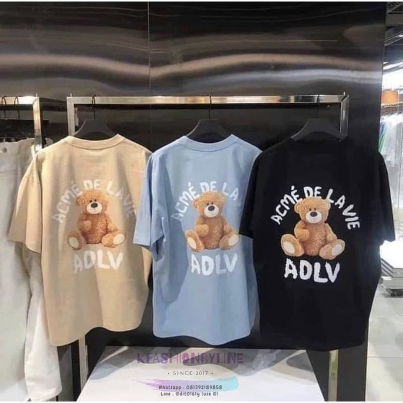 ADLV X TWICE TEDDY BEAR (BEAR DOLL) SHORT SLEEVE T-SHIRT