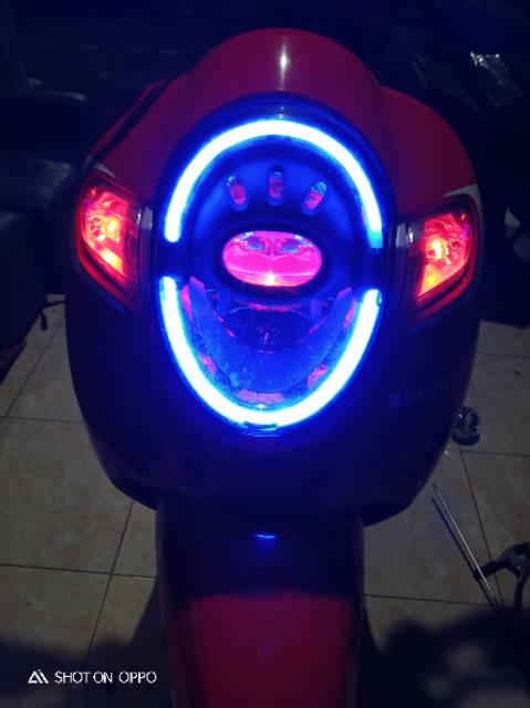 Headlamp Scoopy L Custom Lampu Alis Rgb Scoopy L Lampu Depan Scoopy Fi Shopee Indonesia