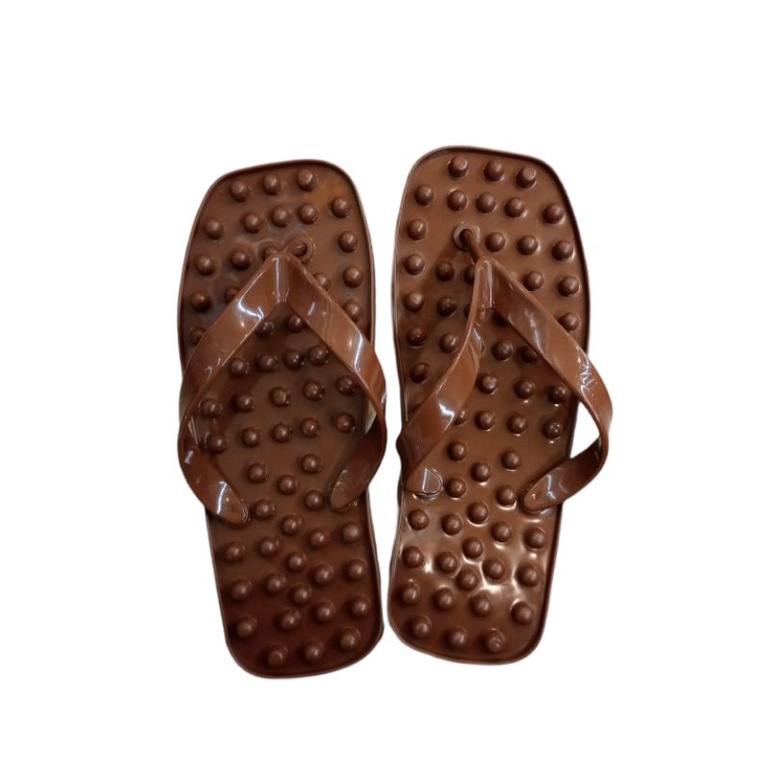 Sandal Refleksi Akupuntur Rematik Nikita Model Duri Besar Plastik