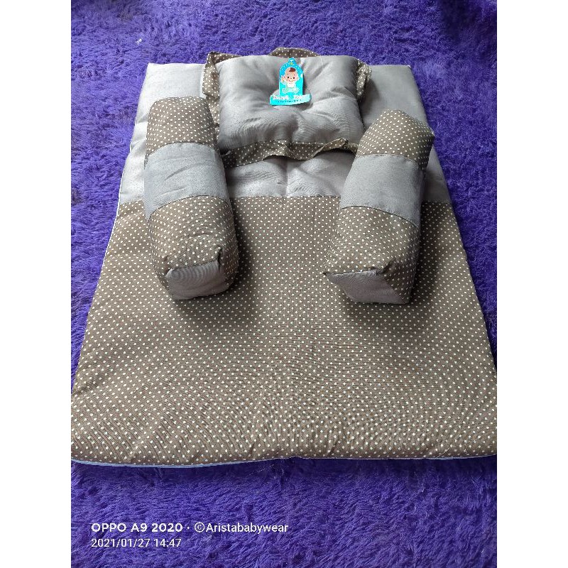 SET Matras bayi bantal peyang