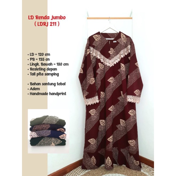 gamis LD renda jumbo