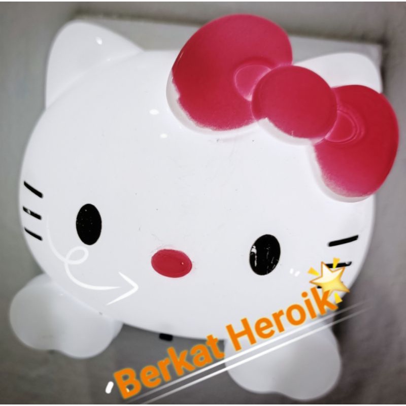 Lampu Helo Kity Mini LED Lampu Tidur Hias Colokan Bulat On Off / MERK KYZUKU