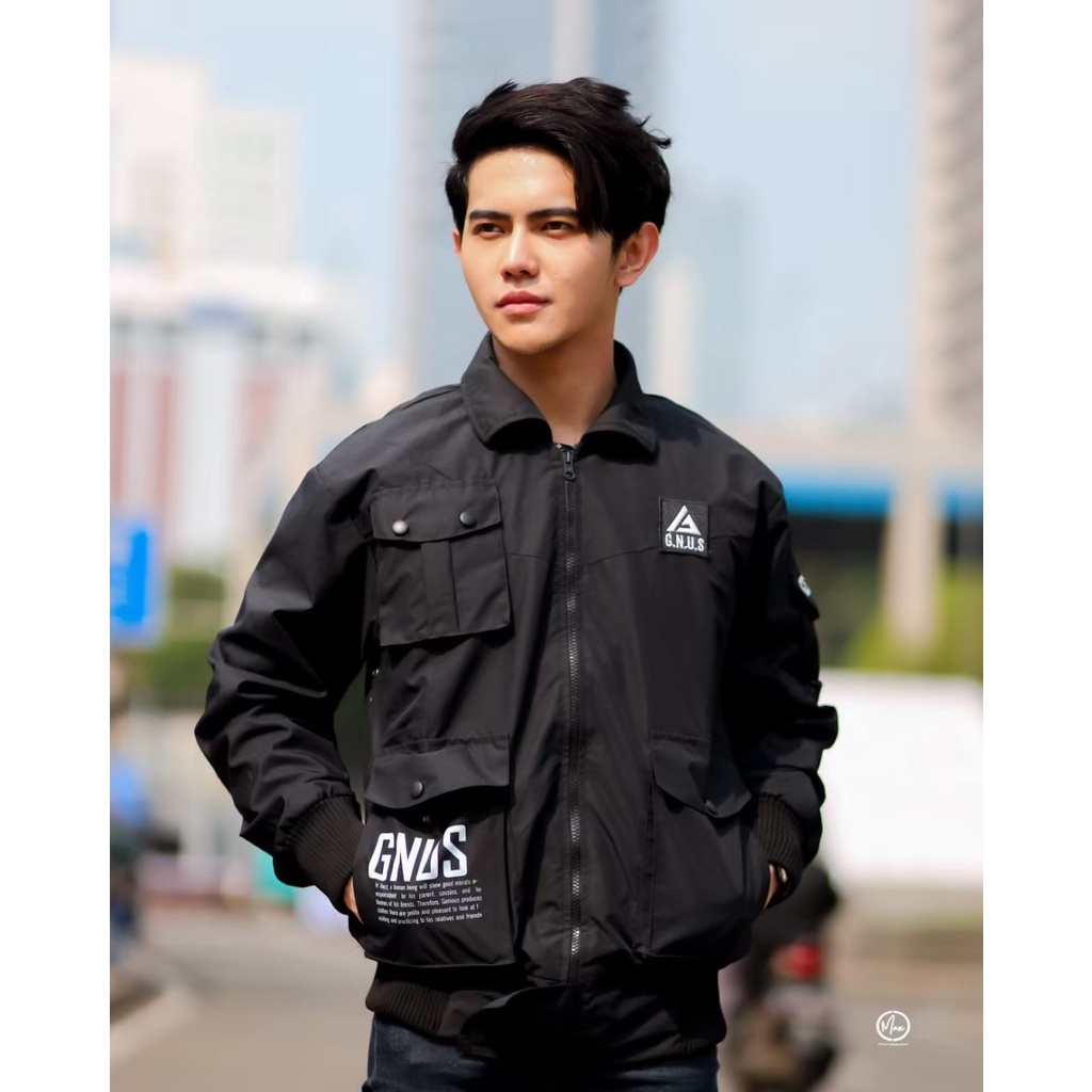 [SIAP KIRIM] Flight jaket / jaket vintage / jaket bomber casual / jaket pilot wolv kanvas original