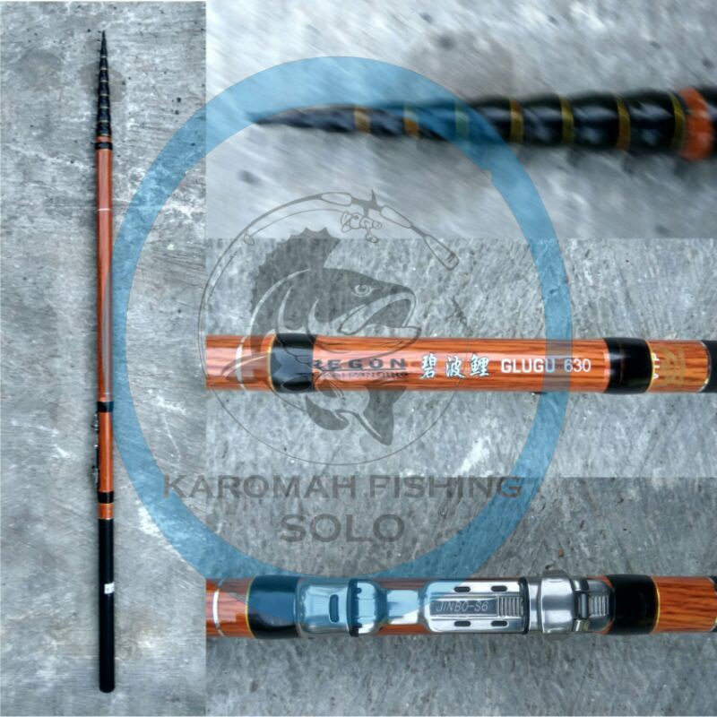Joran Tegek Oregon Glugu 360 450 540 630 Set Kolong