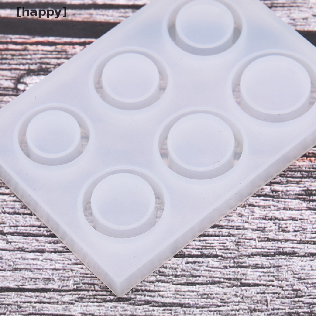 Cetakan Resin Epoksi Bahan Silikon 14 Lubang Untuk Membuat Perhiasan Liontin Cincin