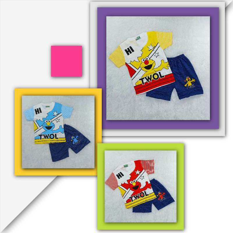 Ss#4008 Pakaian Anak Laki-laki Size 0-4tahun / Baju Setelan Anak Cowok / Baju Anak Trendy