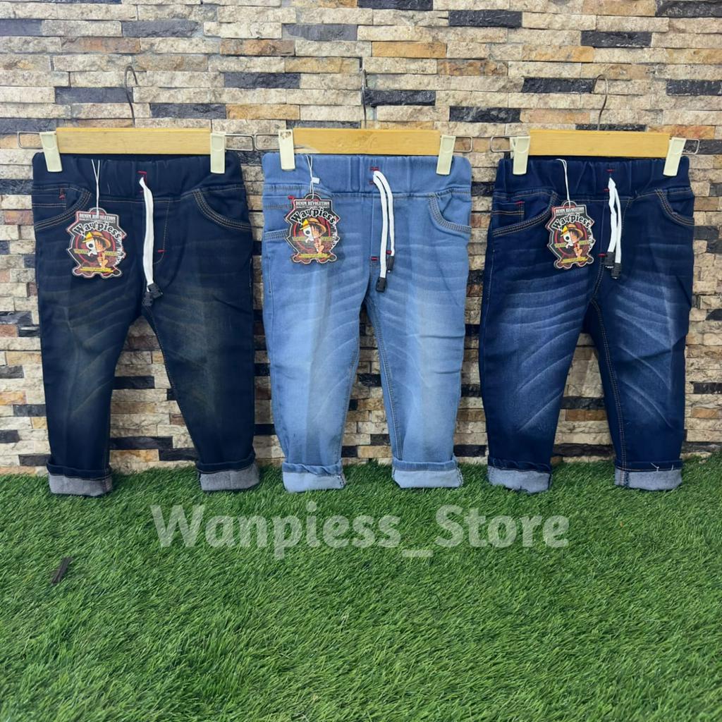 Celana Jeans Anak Umur 1-8 Tahun | KAIN JEANS STRECH PREMIUM