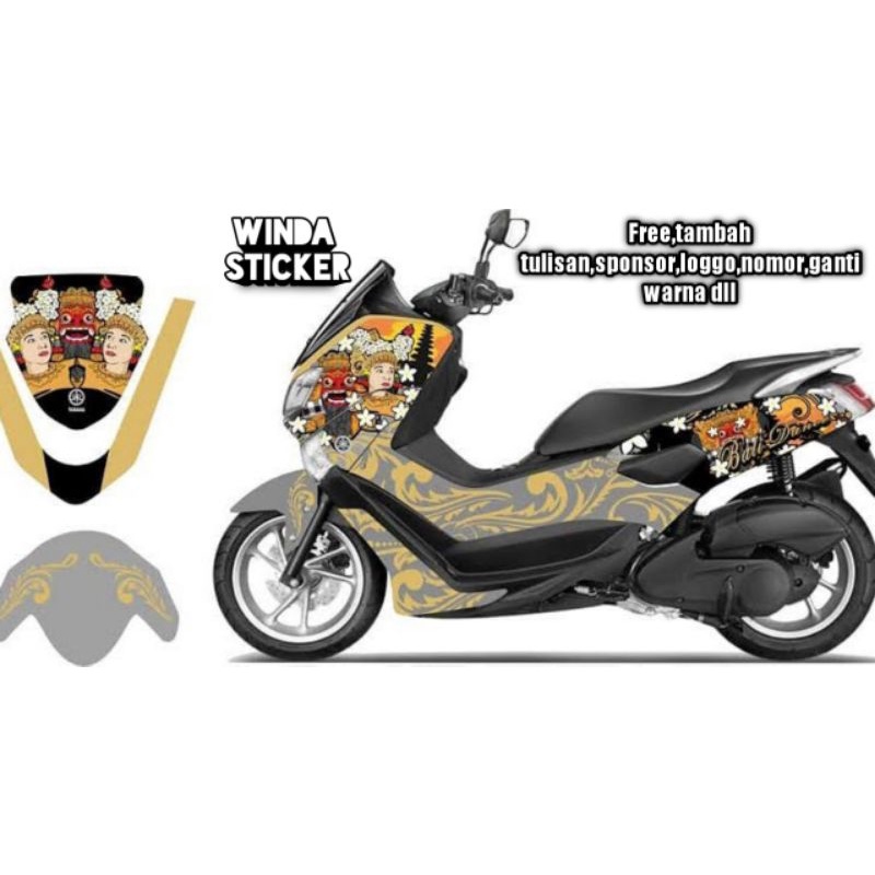 Decal nmax 2018 full body motif barong