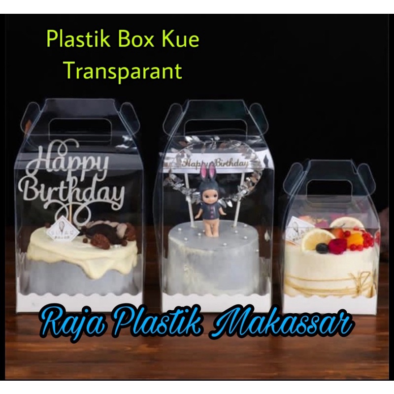 

Box Mika Hampers / Dos Mika Kue / Plastik Box Kue Transparant / Box Hampers / Box Mika Cake