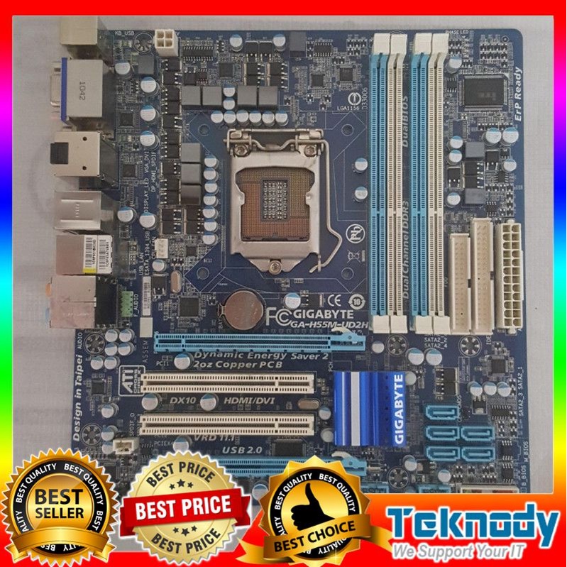 Motherboard GIGABYTE GA-H55M-UD2H Socket 1156 DDR3