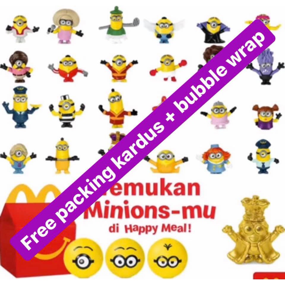 Happy Meal Minions 2020 GOLD Mcd Mcdonalds